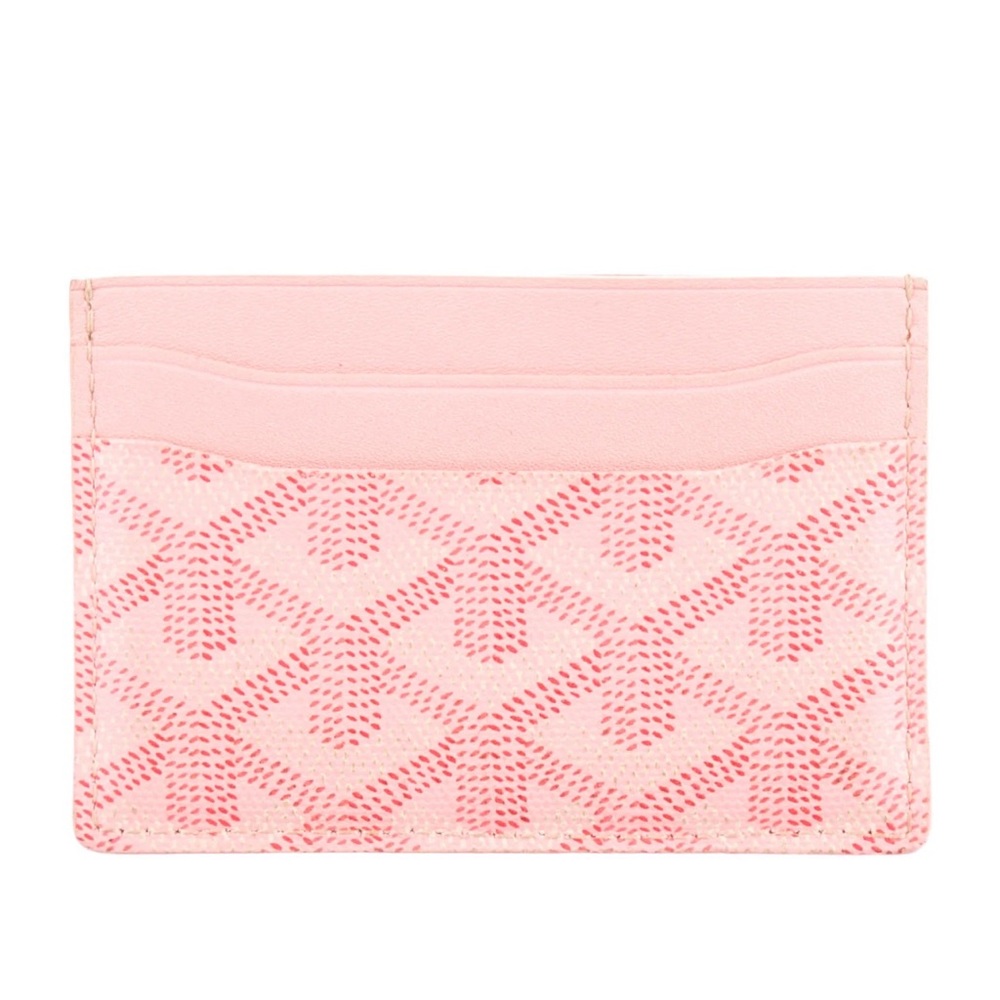 Pink Goyard Cardholder Wallet Brand New